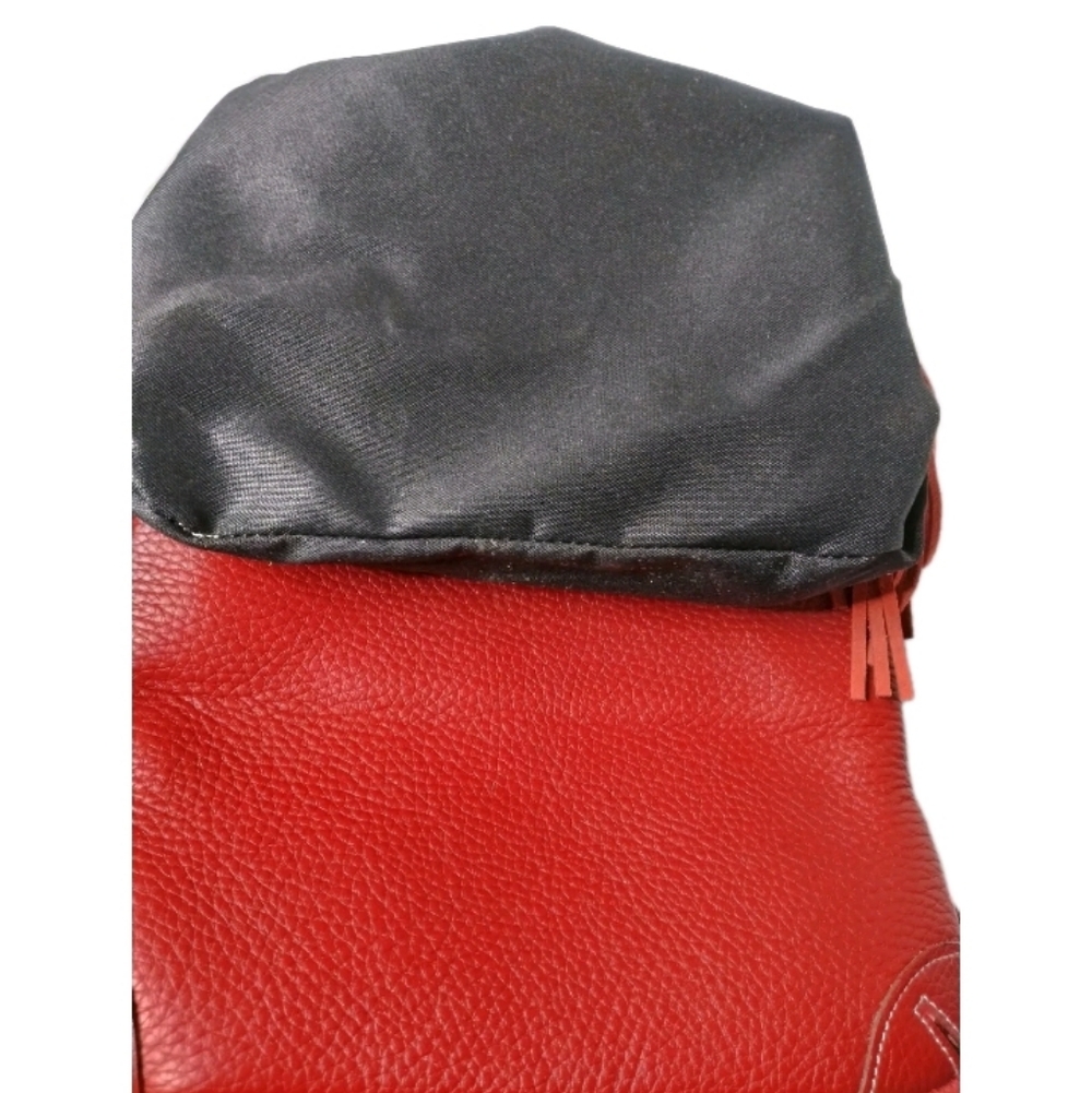 Vintage Artesania Leather Small Shoulder Bag Red Handbag - Picture 6 of 6